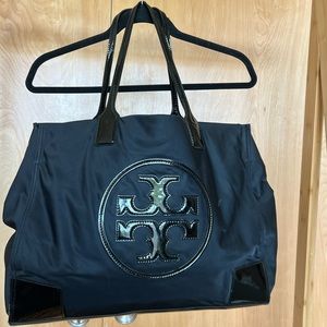 Authentic Tory Burch Ella patent tote bag
